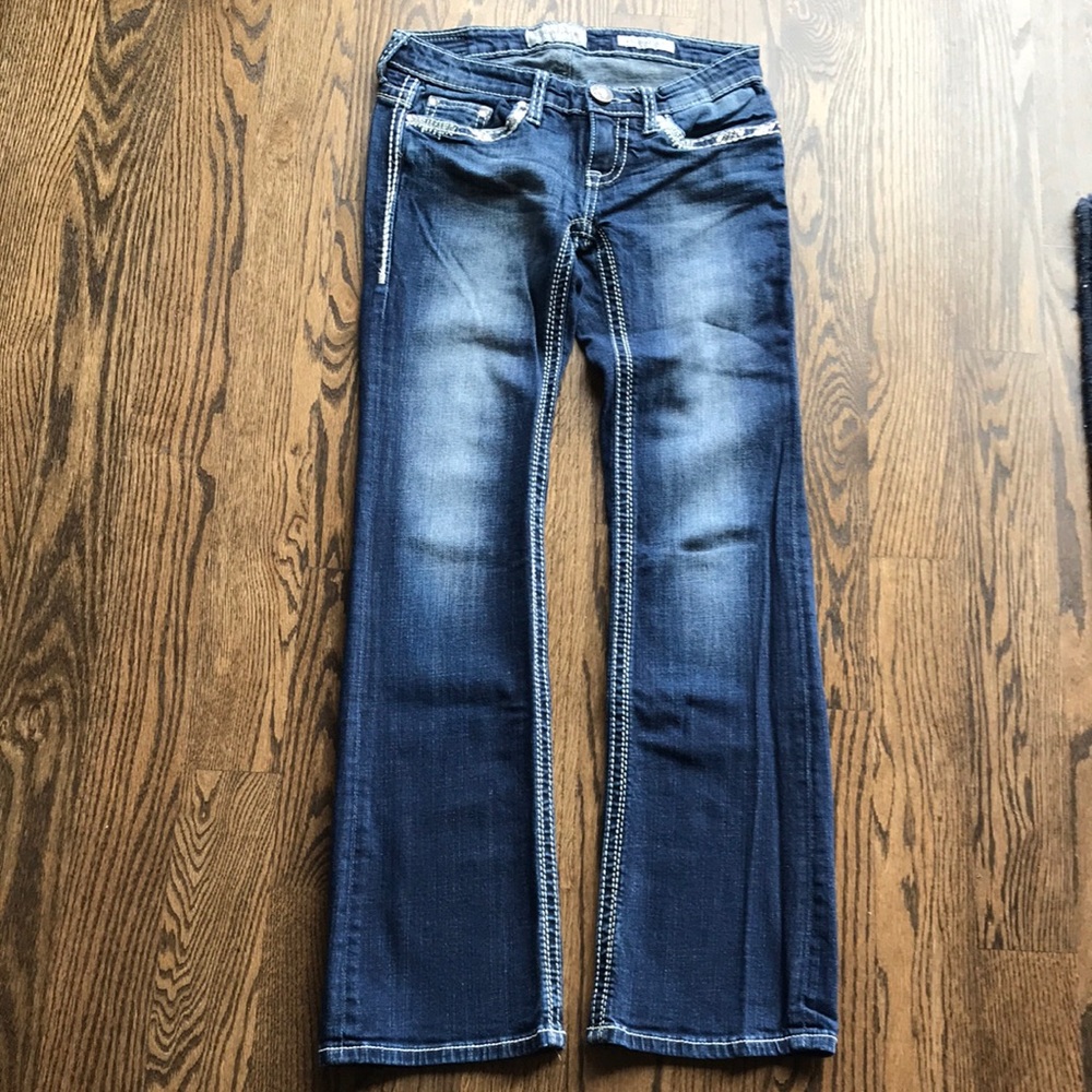 Daytrip dark wash Leo bootcut denim jeans size 25 R